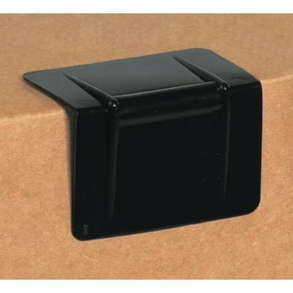 2-1/2 x 1 3/4'' - Black Plastic Strap Guards, 1000PK, Bsc Preferred, Mfr#: S-3474